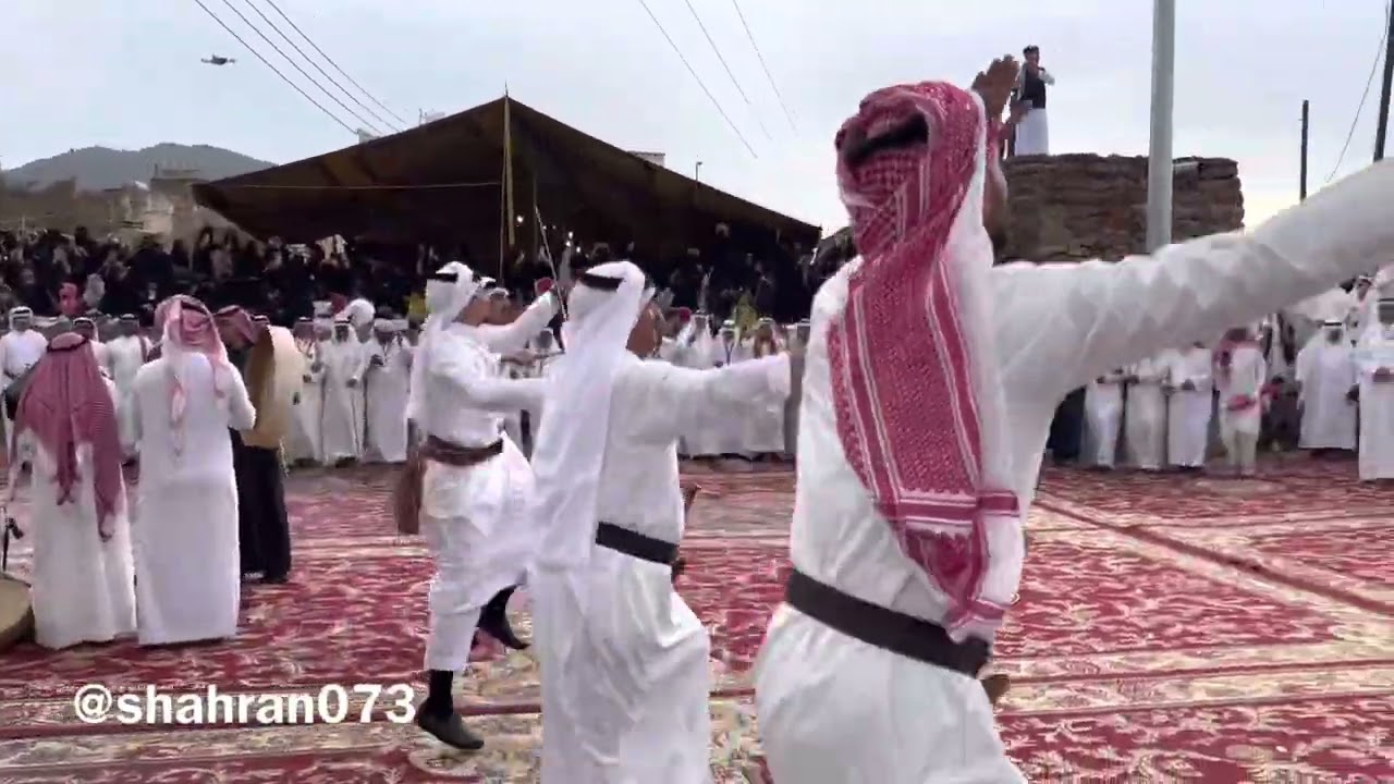 مدقال فرقة شهران للفنون الشعبية في فعاليات قرية المسقي التراثية