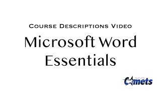 Microsoft Word Essentials