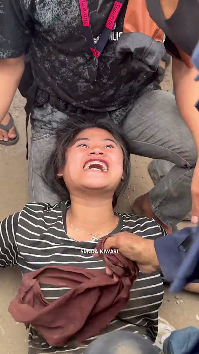 Angry 😱 beautiful girl possessed by a demon and doesn't want to be cured