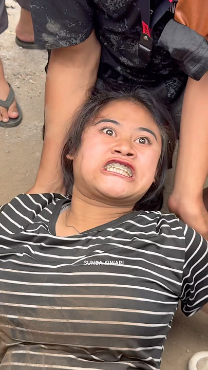 Angry 😱 beautiful girl possessed by a demon and doesn't want to be cured