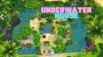 Underwater House | The Sims 4 Stop Motion Speed Build | No CC | Island Living | Lucia Ivy |