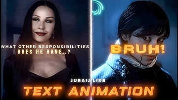 @juraijeditzz  Like Text Animation In Alight Motion (+Preset)