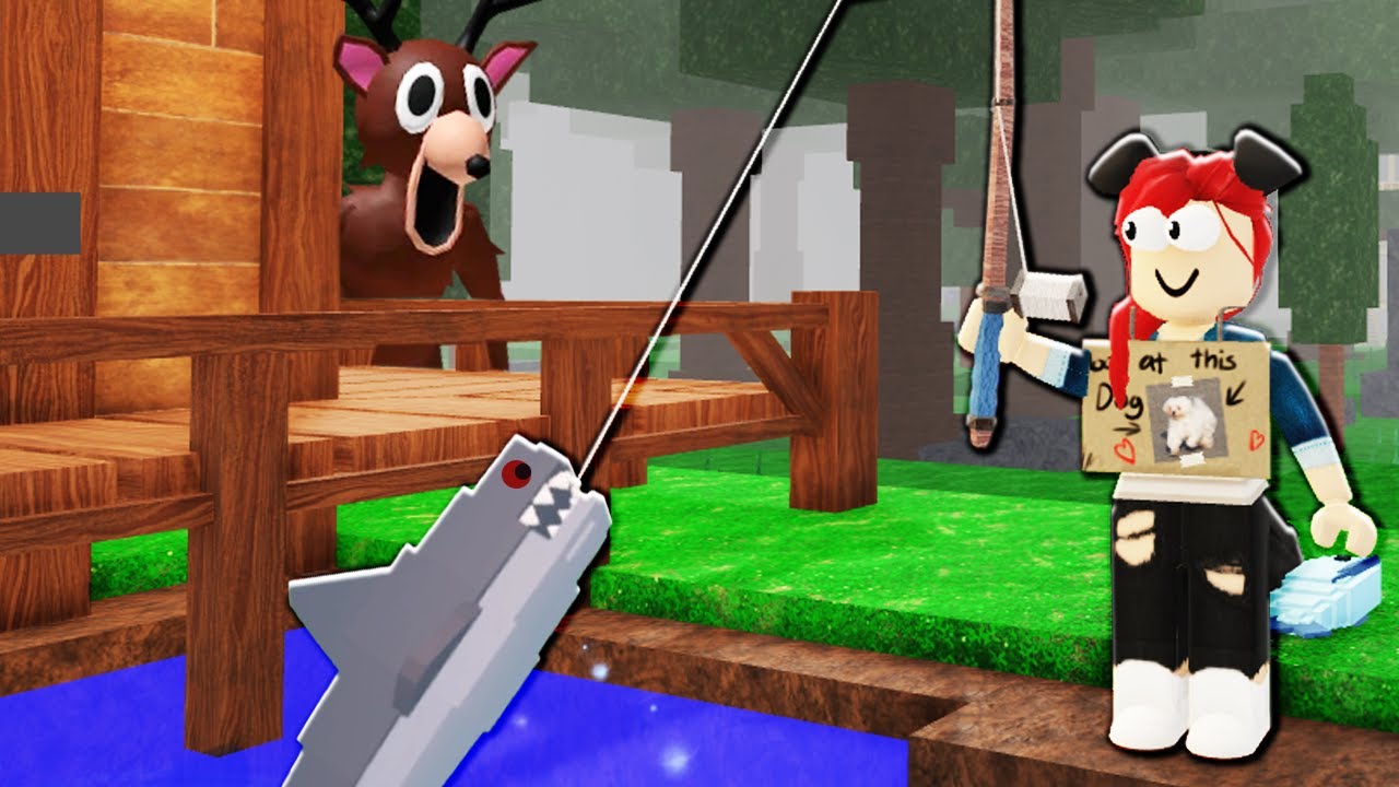 SIKERÜL CÁPÁT FOGNI? Horgászunk a gyerekek megmentése helyett xD - Roblox 99 Nights in the Forest