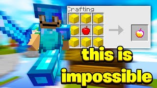 I Crafted A God Apple In Skywars