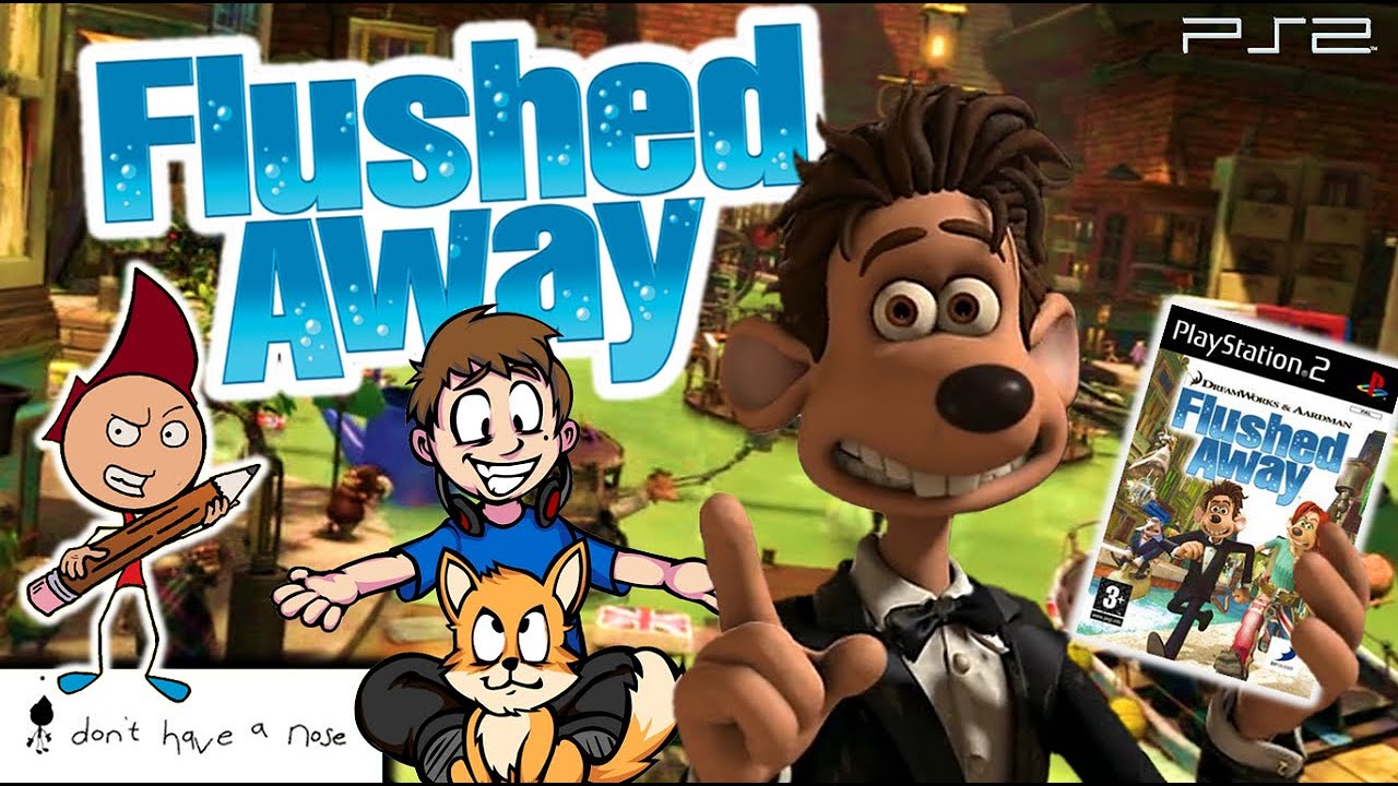 FLUSHED AWAY, PS2 i don't have a nose review (ft. HeadphonesUK) YouTube