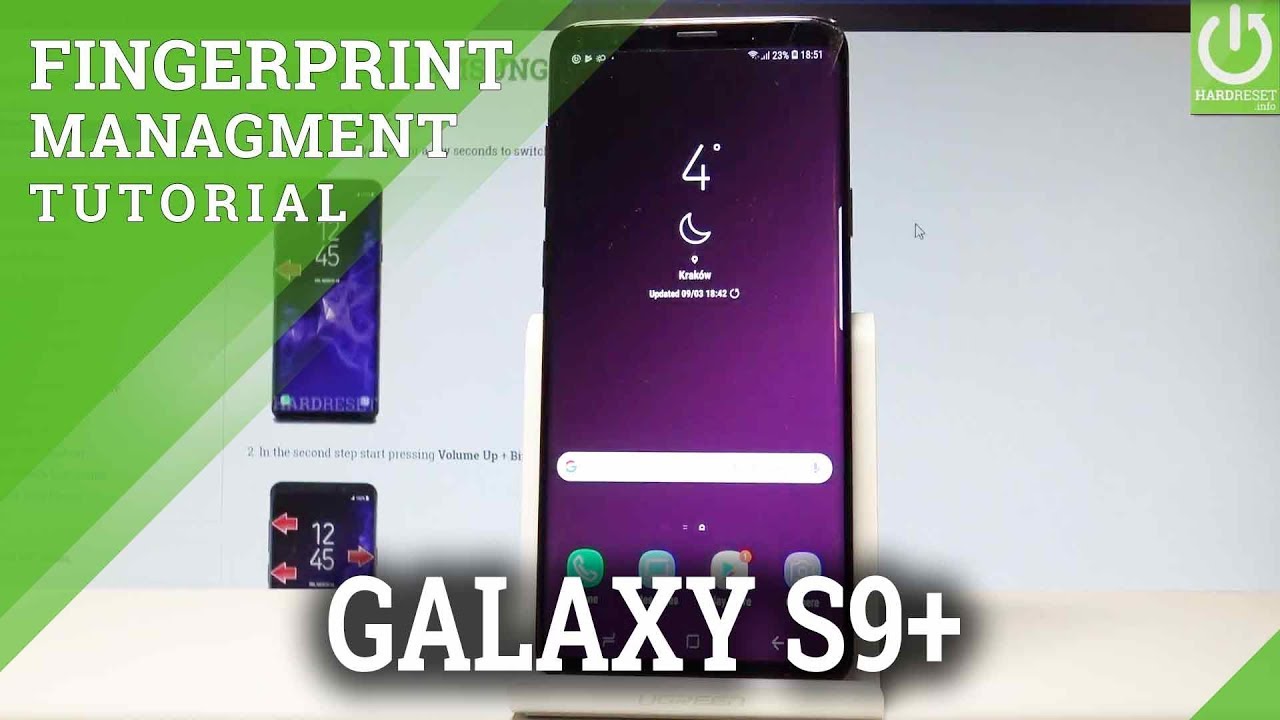 How to Add Fingerpirnt in SAMSUNG Galaxy S9+