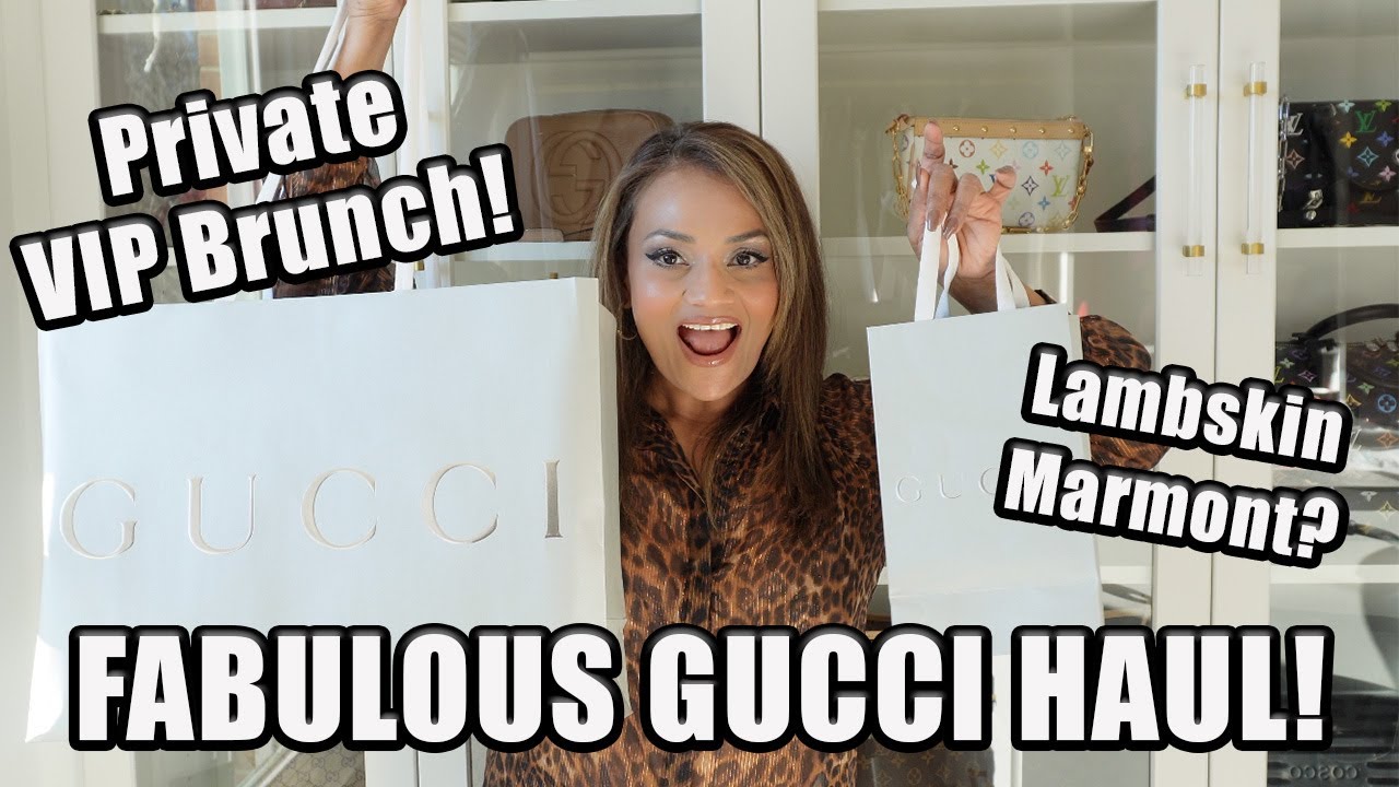 Gucci организовали для меня закрытый бранч! Gucci Marmonts возвращаются с новой силой! Lambskin M...