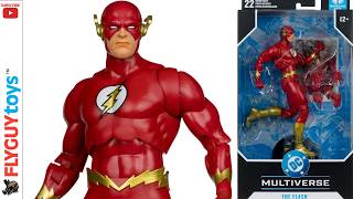 McFarlane Toys DC Multiverse JLA The Flash Toy Action Figure Review  & Unboxing FLYGUYtoys
