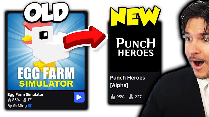 Creator of EGG FARM SIMULATOR MADE A NEW GAME!! (Punch Heroes)
