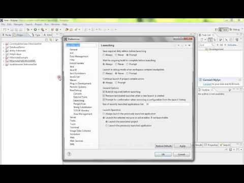 HOW TO TURN OFF BUILD BEFORE LAUNCH OPTION ECLIPSE   DEMO