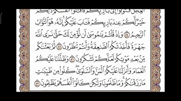 صفحة 8 من القرآن الكريم مكررة 10 مرات بصوت الشيخ فارس عباد