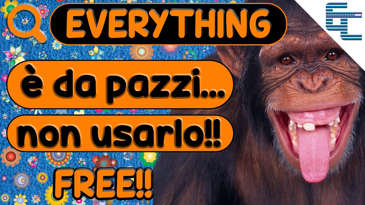 EVERYTHING 🏆 Il software di ricerca che DEVI avere! FREE!