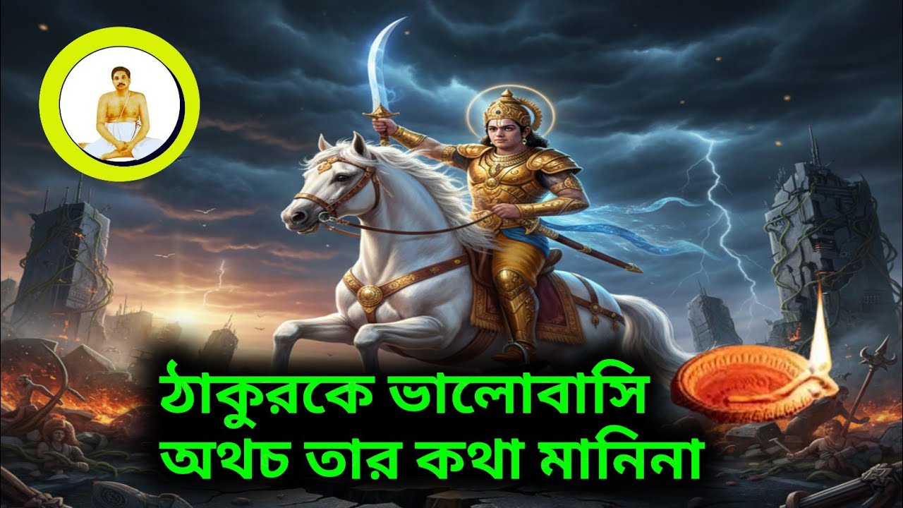 ঠাকুরকে ভালোবাসি অথচ তার কথা মানিনা🔥