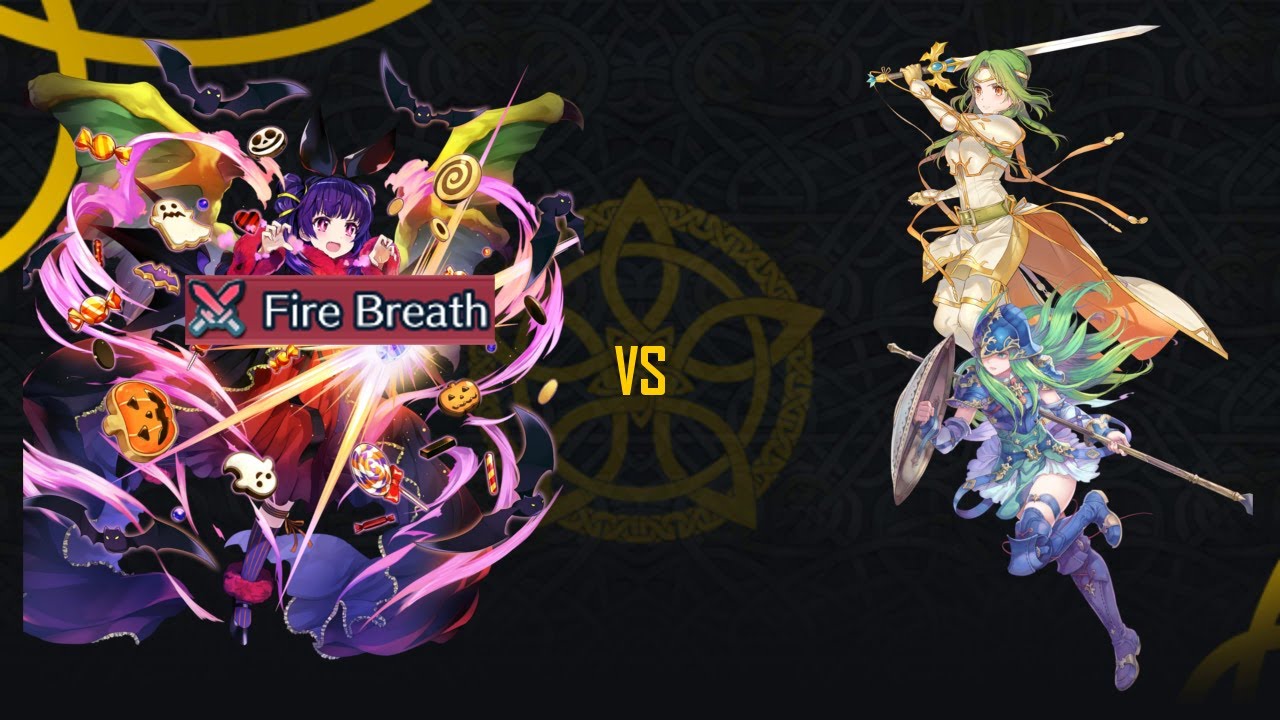 [FEH] Halloween Myrrh vs. Infernal Elincia & Nephenee BHB (true solo, Fire Breath)