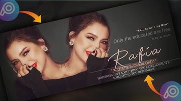 How to Design Facebook cover On Android Using Picsart PixelLab Step By Step - Zarraq Creation