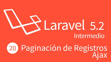 20. Curso Intermedio Laravel 5.2: CRUD Paginación de Registros Ajax