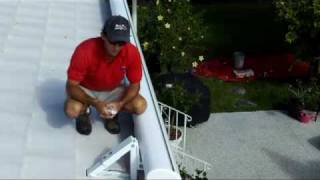 Roof mount retractable awning.