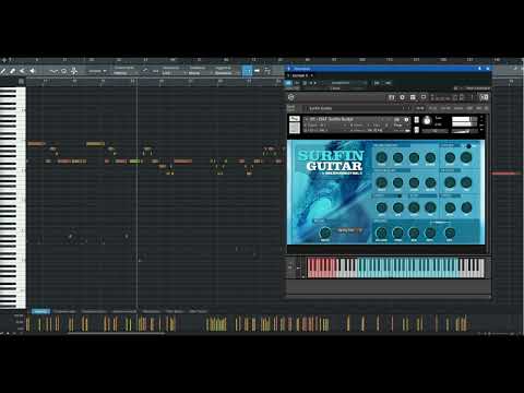 Surfin Guitar for Native Instruments Kontakt - Usage Example