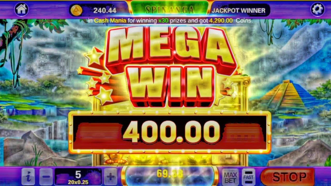 Interface de Spinanga Casino