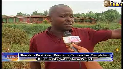 Gov. Obaseki First Year: Residents Canvass For Complexion Of Benin City Storm Water Project