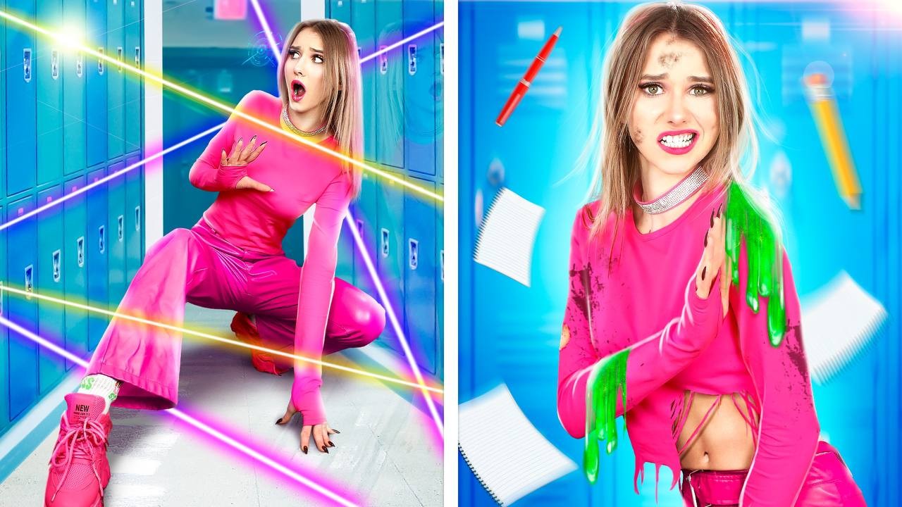 أصبحنا جواسيس في الكلية || قمنا ببناء غرفة سرية