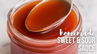 Easy Sweet and Sour Sauce (6 ingredients!) | The Recipe Rebel