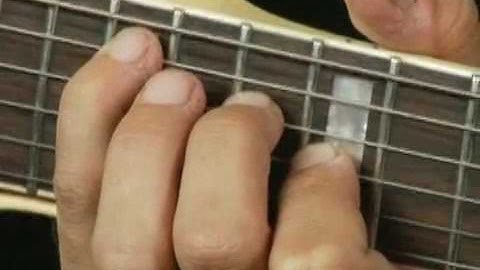 1st Inversion Octave Up of C Minor Guitar Chord on the Middle Bottom Strings