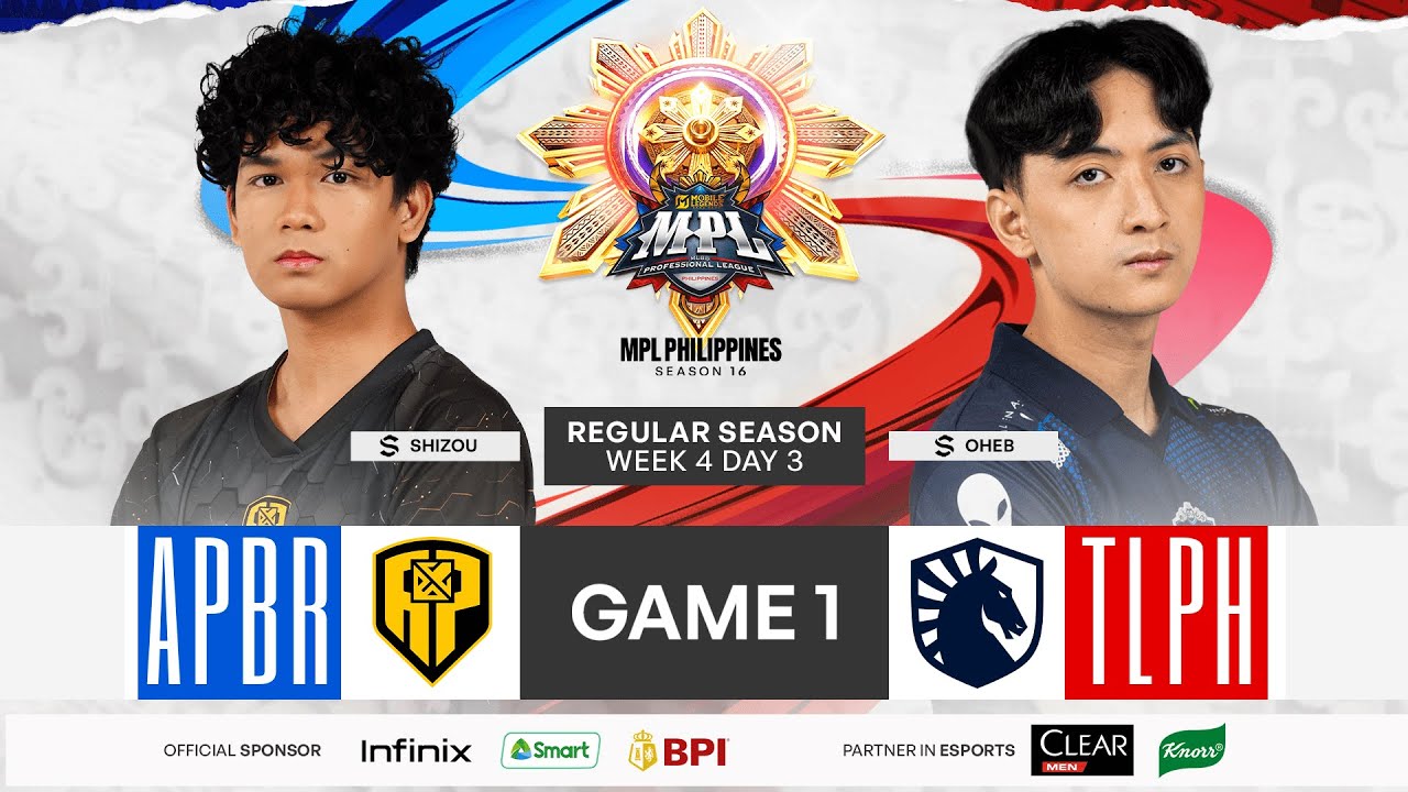 MPL PH S16 - W4D3 - APBR VS TLPH GAME 1