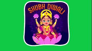 Happy Diwali - Green Screen Animated Sticker