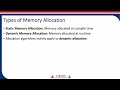 Memory Allocation Algorithm