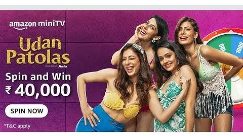Amazon Mini TV Quiz Answers Udan Patolas Win 40000 | Amazon quiz answers today