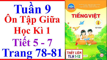 Tiếng Việt Lớp 4 Tuần 9 | Ôn Tập Giữa Học Kì 1 | Trang 78 - 81 | Chân Trời Sáng Tạo | Tiết 5 - 7