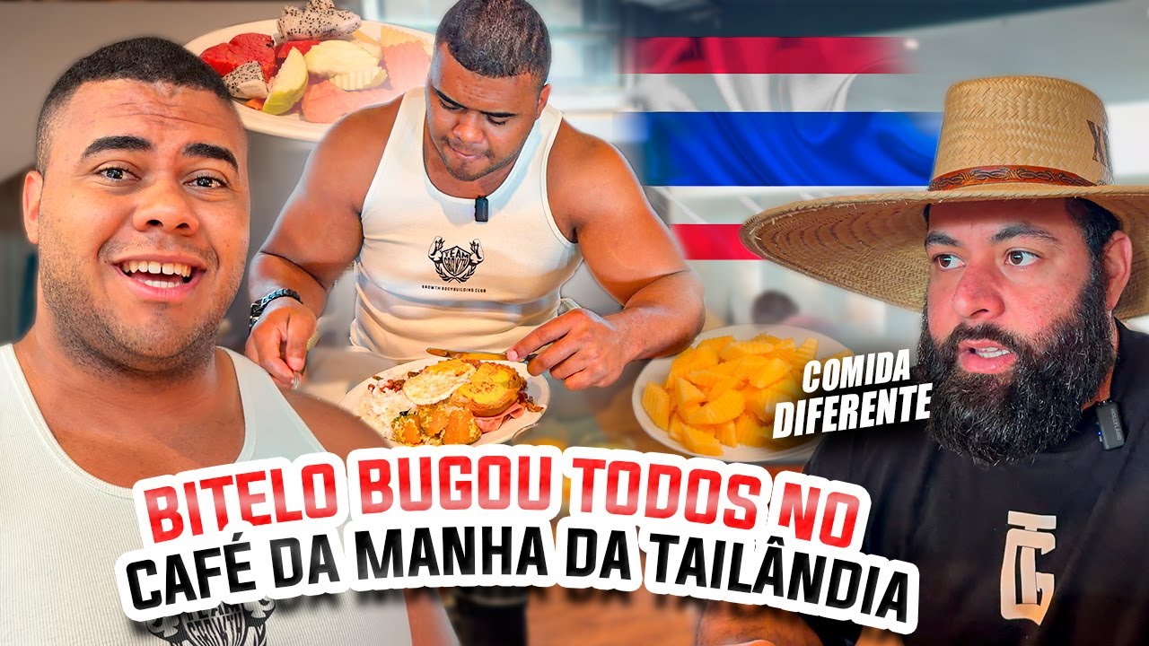 BITELO E XUCRÃO PROVARAM O CAFÉ DA MANHA TAILANDÊS - YouTube
