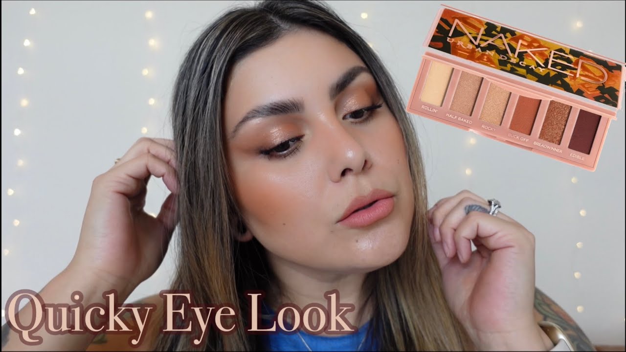 Urban Decay Naked Your Mini palette in Half Baked | Quickey Eye Look
