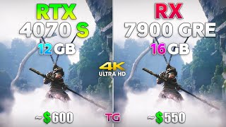 Rtx 4070 Super Vs Rx 7900 Gre  Test In 4k