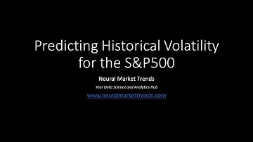 Predicting Historical Volatility in the S&P500 with RapidMiner