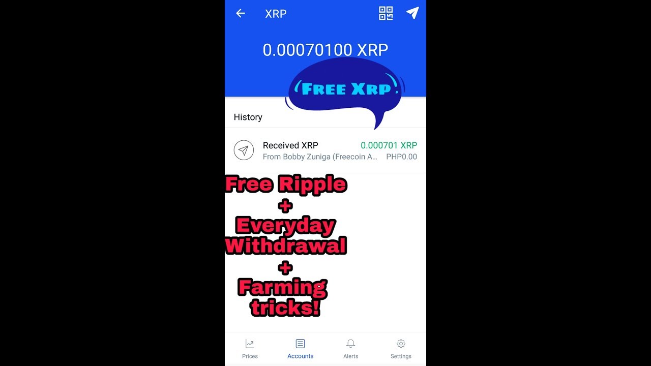 Free Ripple(xrp) using your phone. Free ripple game live payment