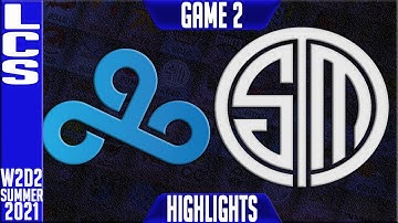 C9 vs TSM Highlights Game 2 | LCS Lock In Quarterfinals Spring 2021 | W2D2   Team Solomid vs Cloud9