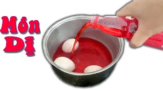 Thử Luộc Trứng Với Sting, Món Ăn Độc Dị || Hậu Xăm || Try Boiling Eggs In Soft Drink screenshot 2