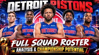 NOBODY IS READY FOR THESE PISTONS! DETROIT PISTONS 2026/27 FULL ROSTER & PLAYER GRADES