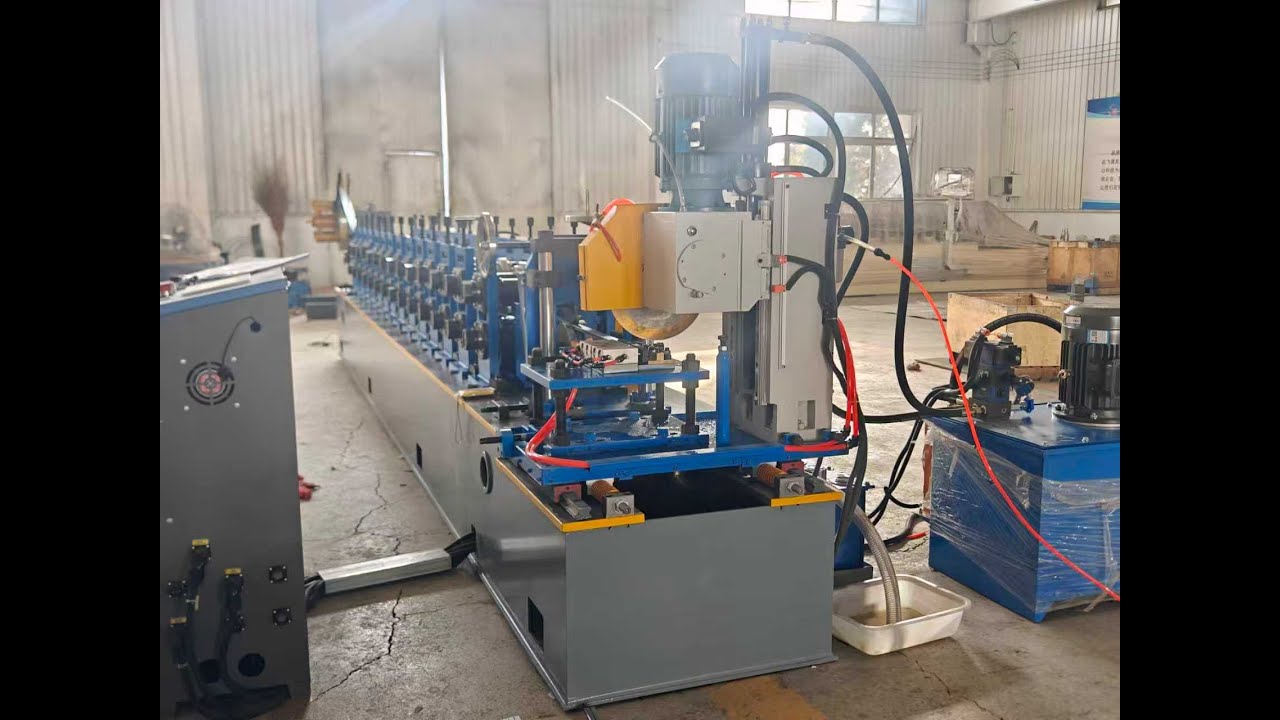 open mouth square tube machine metal steel rectangular tube making machine