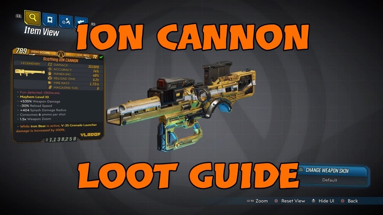 Borderlands 3 Loot Guide: Ion Cannon