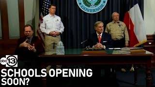 Gov. Abbott expected to make announcement about schools later this week