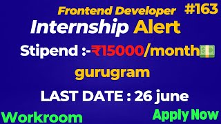 Frontend Developer Internship
