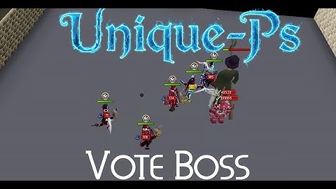 Unique-Ps | Brand New Custom RSPS | Voting Boss || Free Referral rewards!