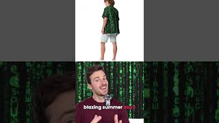 Matrix Code Button-Up Shirt