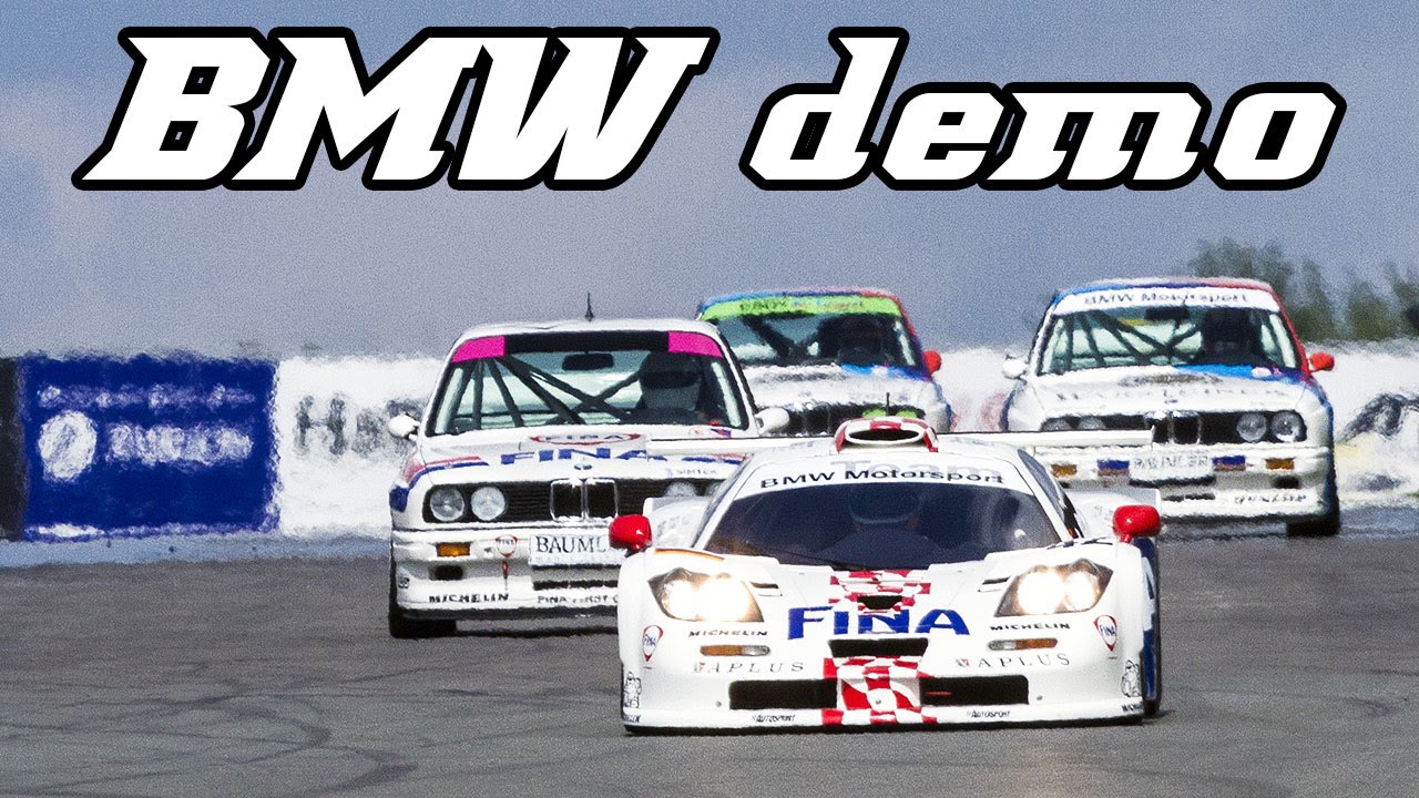 BMW Motorsport demo laps (F1 GTR LM, E30 M3 DTM, 635 csi) @ Nürburgring 2014