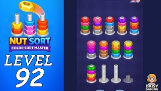 Nut Sort Color Sort Master Level 92 Walkthrough