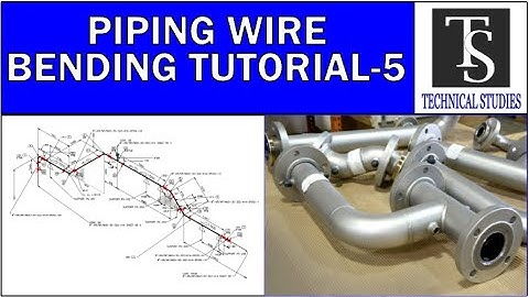 Wire bending tutorial for pipe fitters and fabricators.