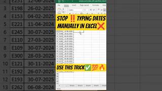 Don’t Enter Dates Manually in Excel‼️ Split into Day, Month & Year ⚡#excel #exceltips Net Worth